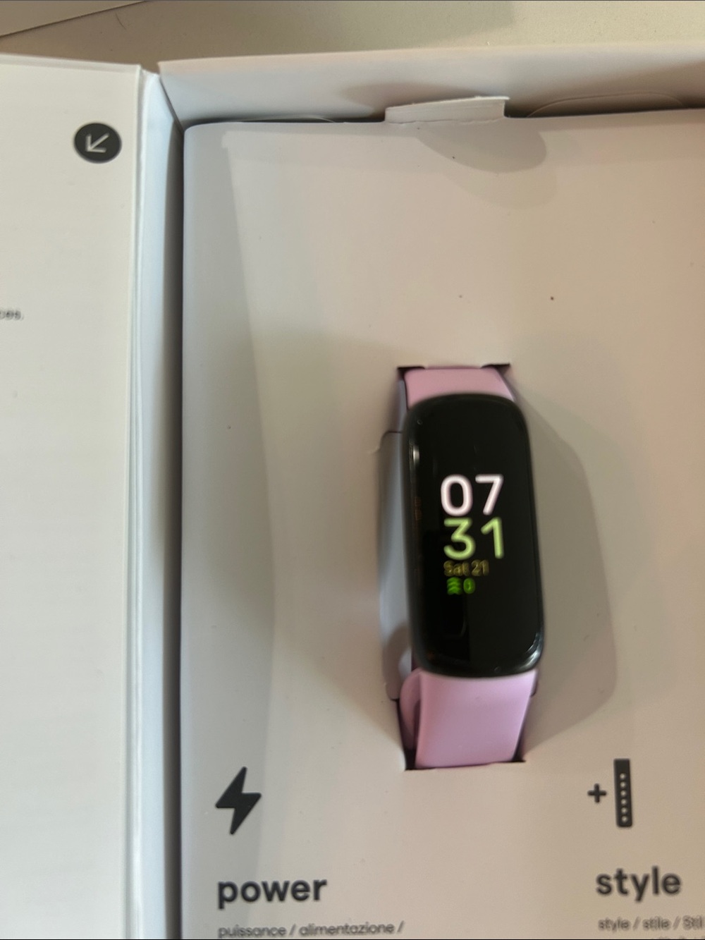 fitbit Inspire 3 Fitness Tracker - Lavender Pink Band - Picture 4 of 10